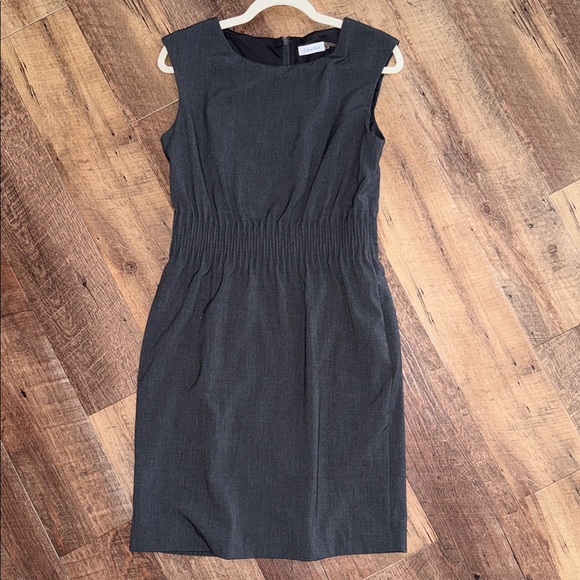 Calvin Klein Dark Gray Midi Dress - Picture 3 of 7